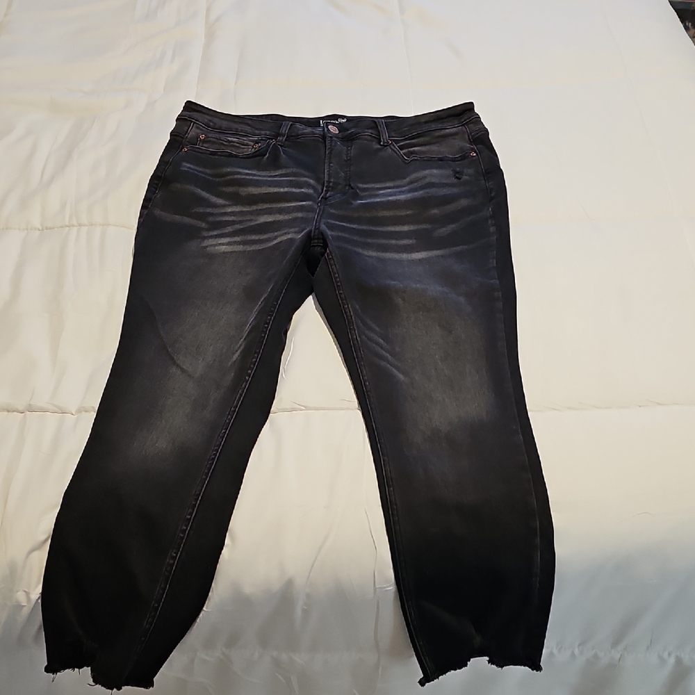 Terra & Sky Dark Wash Ankle Jeans